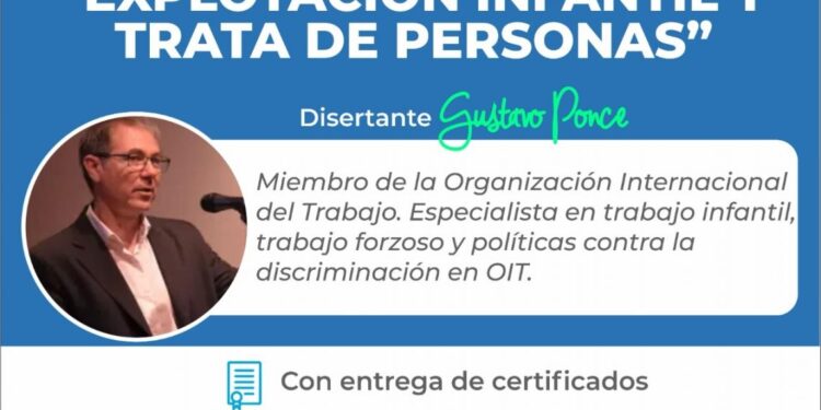 CICLO DE CONFERENCIAS: EXPLOTACIÓN INFANTIL Y TRATA DE PERSONAS