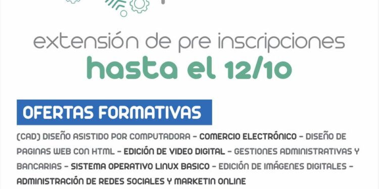NUEVA FECHA DE PRE INSCRIPCIONES AL PROGRAMA DE CAPACITACIÓN LABORAL