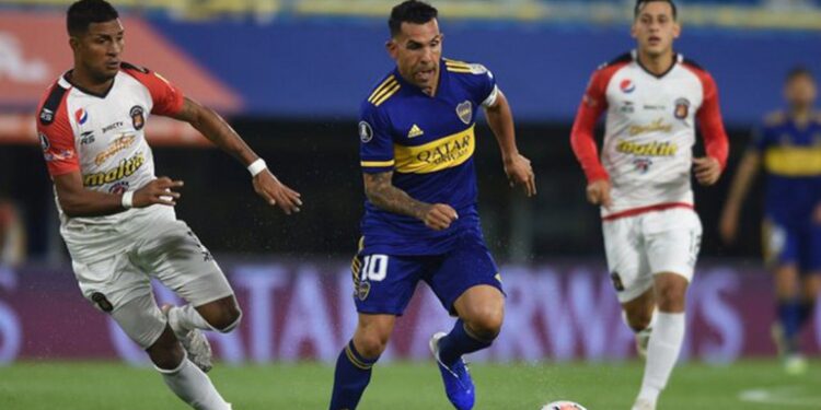 BOCA EXPUSO SU JERARQUÍA Y GOLEÓ A CARACAS EN EL CIERRE DE LA FASE DE GRUPOS DE LA COPA LIBERTADORES