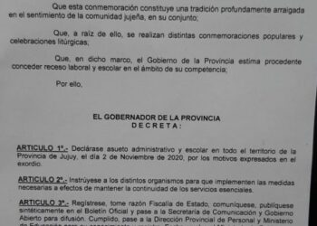 ASUETO POR EL DÍA DE LOS FIELES DIFUNTOS