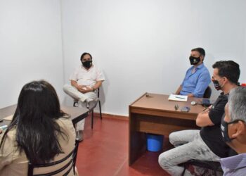 EL SECRETARIO DE ECONOMIA POPULAR RUBÉN DAZA VISITÓ PERICO