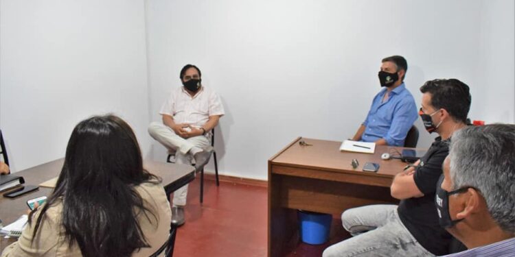 EL SECRETARIO DE ECONOMIA POPULAR RUBÉN DAZA VISITÓ PERICO