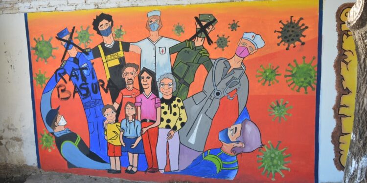 MURALES PINTADOS POR LA PROMO 2020 FUERON ARRUINADOS