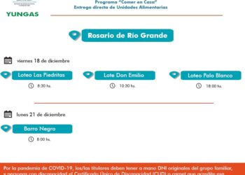 ENTREGARÁN UNIDADES ALIMENTARIAS EN ROSARIO DE RÍO GRANDE Y ARRAYANAL