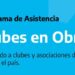 INSTITUCIONES DEPORTIVAS FUERON BENEFICIADAS CON EL PROGRAMA NACIONAL “CLUBES EN OBRAS”