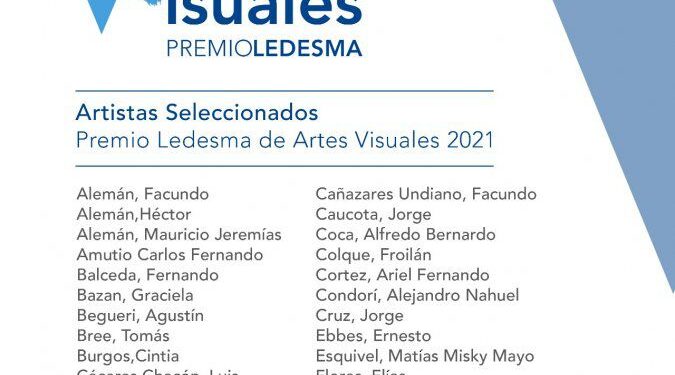 SELECCIONADOS DEL PREMIO LEDESMA DEBEN PRESENTAR OBRAS