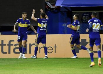 BOCA GOLEÓ A THE STRONGEST POR LA COPA LIBERTADORES Y SE CLASIFICÓ A LOS OCTAVOS DE FINAL