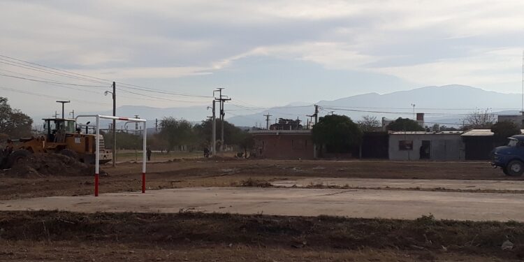 Recuperan espacio deportivo en barrio Presidente Perón