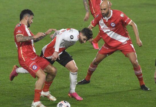 RIVER PLATE Y ARGENTINOS IGUALARON 1-1 EN EL MONUMENTAL POR EL PARTIDO DE IDA DE LOS OCTAVOS DE FINAL DE LA LIBERTADORES
