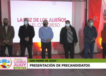 El Frente Cambia Jujuy presentó precandidatos en San Pedro