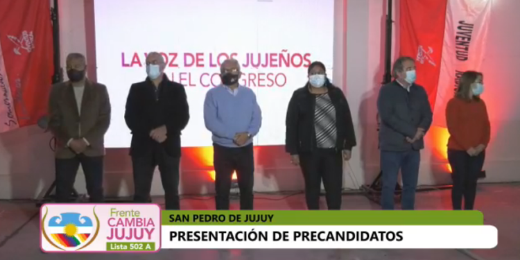 El Frente Cambia Jujuy presentó precandidatos en San Pedro