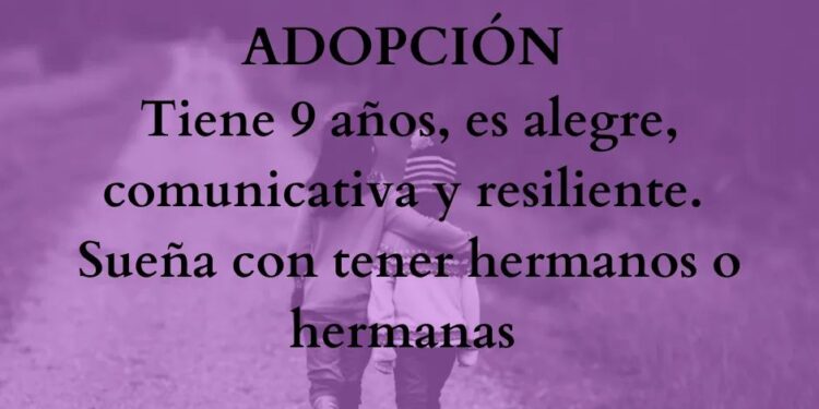 Tiene 9 años y busca un familia que la ame