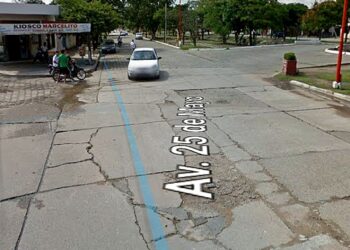 La inseguridad sobre  Av. 25 de mayo tiene preocupados los y las vecinas