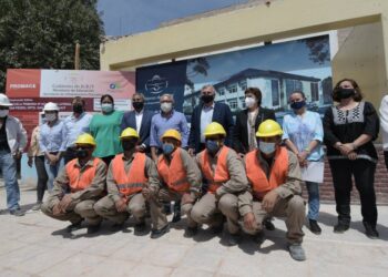 EDUPLAN 21 . Inició la construcción de un nuevo edificio escolar en San Pedro