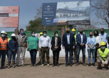 Comenzó la construcción de una nueva secundaria en Lote Piedritas