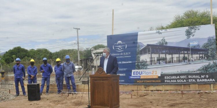 Morales: «Con Cauchari se invierte en educación y vamos a construir 258 escuelas»