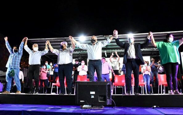 Morales lanzó desde San Pedro la campaña del Frente Cambia Jujuy