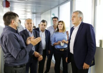 Morales visitó el Parque Tecnológico del Litoral Centro