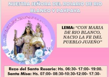 Actividades en Río Blanco en el mes de la Virgen Patrona de Jujuy
