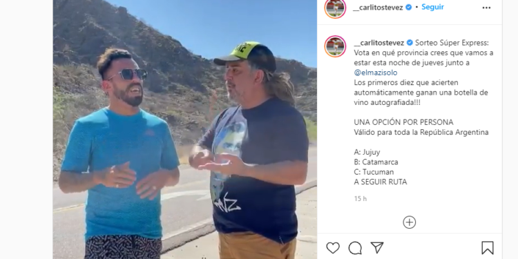 ¿Carlos Tevez visita Jujuy?