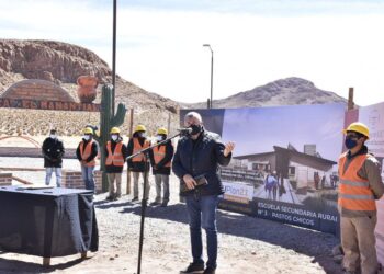 Inicio de construcción de Secundario Rural N° 3 en Pastos Chicos
