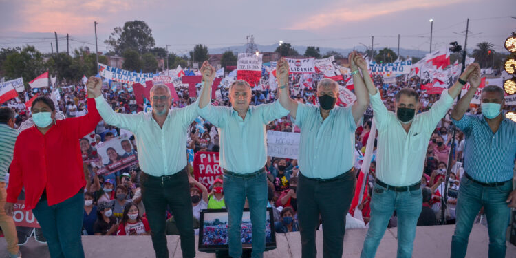 Gerardo Morales: “Vamos por el triunfo el 14 de noviembre, porque no nos dejaremos robar los sueños ni pisar por nadie”