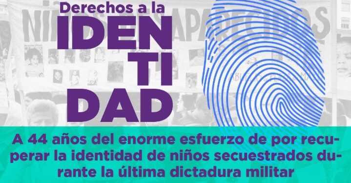 «El derecho a la identidad se sostiene con memoria, verdad y justicia»