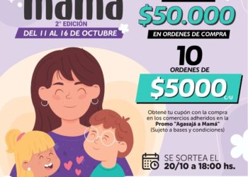 Convocatoria a comercios para la promo «Agasajá a mamá!»