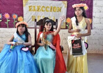 Elección Reina de Escuelas Especiales en San Pedro