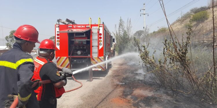 Mirá el video│Los vientos provocaron incendios en Palpalá, Tiraxi y distintas zonas del ramal