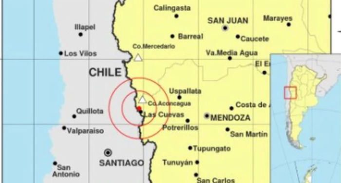 Mendoza fue azotada por un sismo de 5,8 grados en la escala de Richter