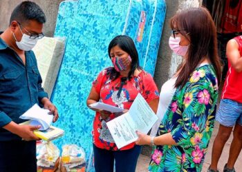 Intervención por incendios en Libertador y San Pedro