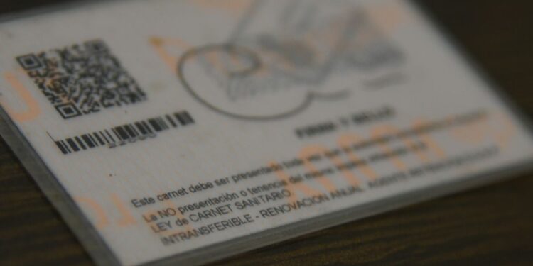 Desde el 3 de enero, el Carnet Sanitario tendrá nuevo arancel