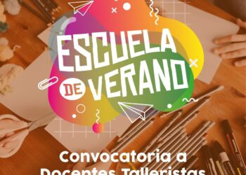 Convocan a docentes talleristas para la Escuela de Verano