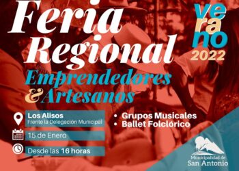 Verano 2022: Feria artesanal, regional y gastronómica en Los Alisos.