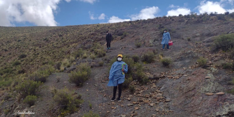 En el extremo Norte de la Argentina, Agentes Sanitarios de Santa Catalina llevan adelante tarea de vacunación.