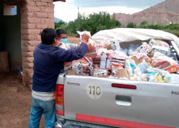 Inmediata asistencia a familias de Maimará por el temporal