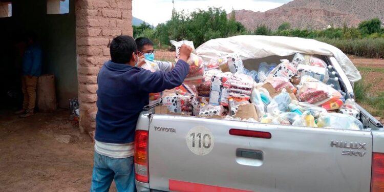 Inmediata asistencia a familias de Maimará por el temporal