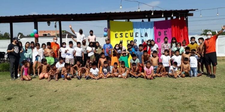 Comenzaron las actividades en la «Escuela de Verano 2022» en Rodeito
