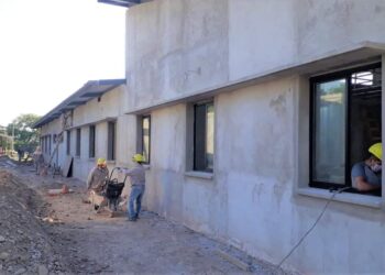 Monterrico: Importante avance en las obras de los Colegios Secundarios de Los Lapachos y San Vicente