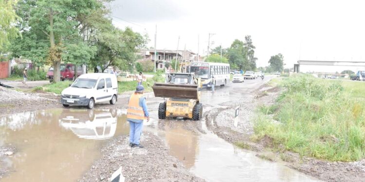 Trabajo y asistencia del Municipio de Palpalá ante la fuerte tormenta