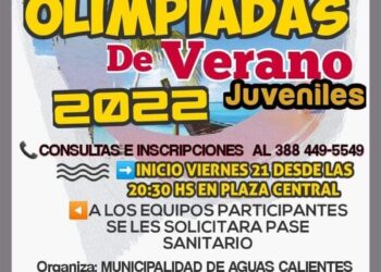 Arranca una nueva temporada de las tradicionales olimpiadas de «Verano 2022» en Aguas Calientes