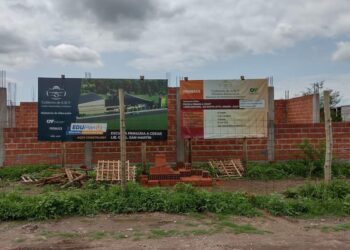 Avanza la obra de la Escuela Primaria en el Barrio de 40 Hectáreas de Libertador