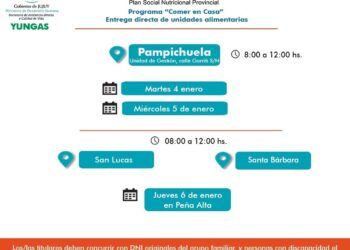 Pampichuela recibe Unidades Alimentarias (PLASONUP)