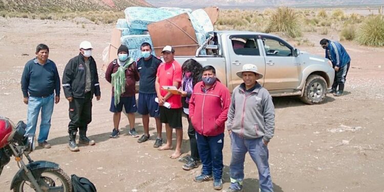 Familias afectadas por las crecidas de los ríos de Cusi Cusi, recibieron asistencia