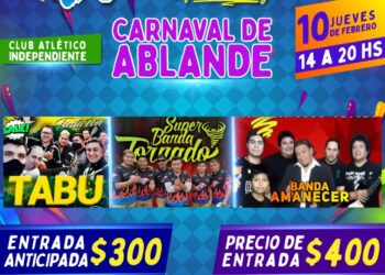 Todo listo para el «Carnaval de ablande»