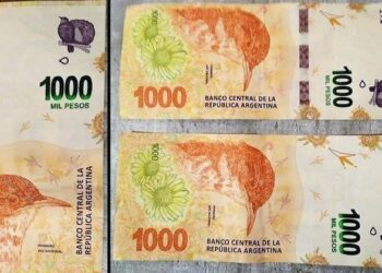 Desde su emisión, el billete de $1.000 perdió 92% de su valor en dólares