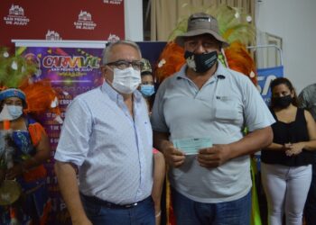 San Pedro entregó $1.350.000 pesos en subsidios para artistas del carnaval