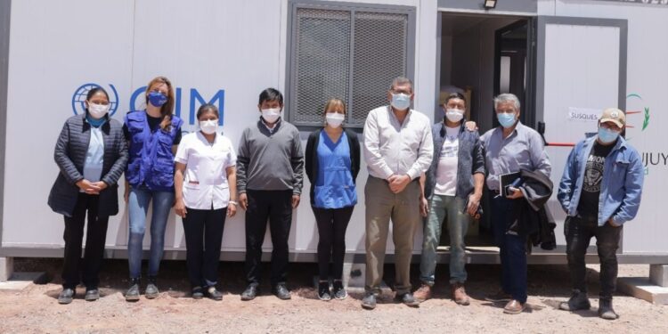 Susques y La Quiaca refuerzan la salud de los vecinos con instalación de nuevos módulos sanitarios donados por Naciones Unidas