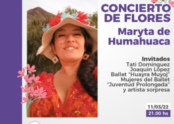 San Salvador: Se viene el concierto de Maryta de Humahuaca y artistas invitados
